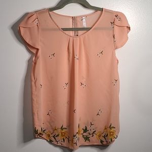 Floral summer blouse